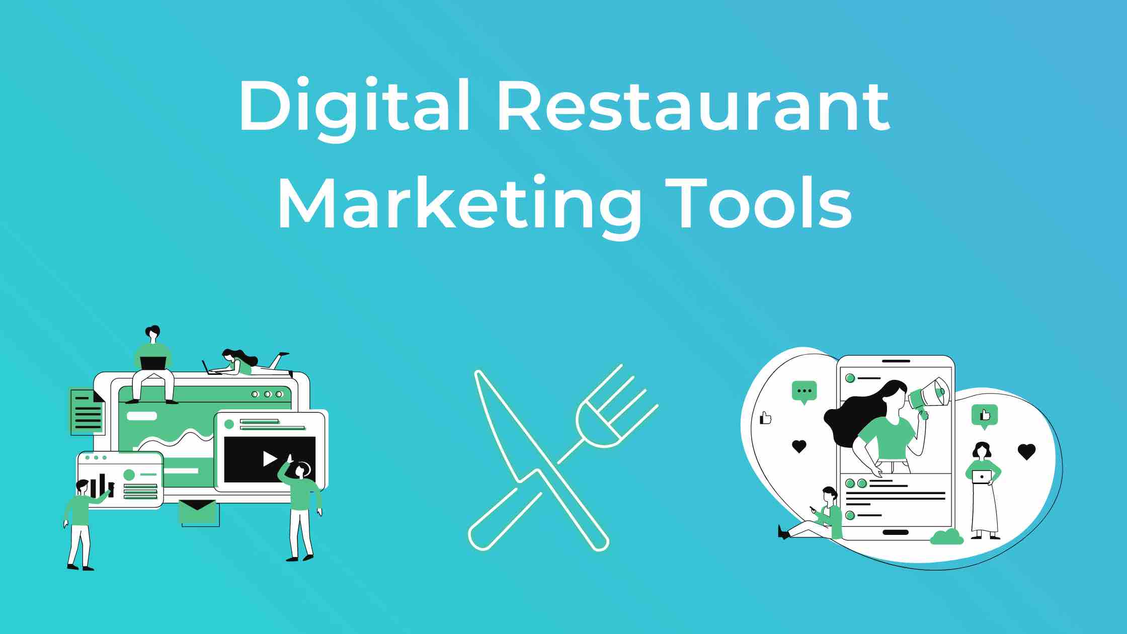 Isometric design of digital restaurant marketing tools